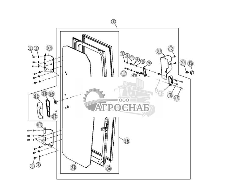 Двери кабины и защелки ( - 147616) - ST26387 335.jpg